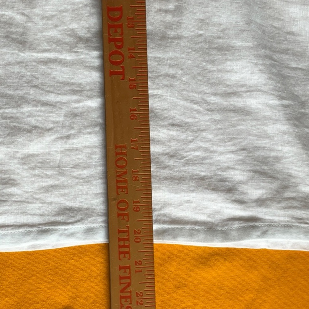 Nicole Miller White 100% Linen Blouse in Size M, NWT - Picture 10 of 13